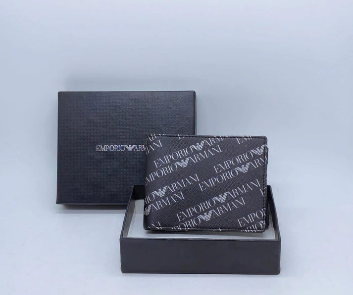 Emporio Armanis Leather Heavy Quality Wallet For Man