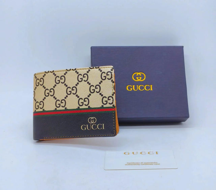 Guccis Leather Heavy Quality Latest wallet For Man