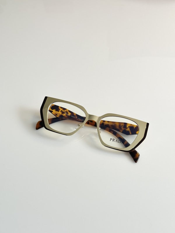 Pradaa Gold Cheetah Frame For Unisex