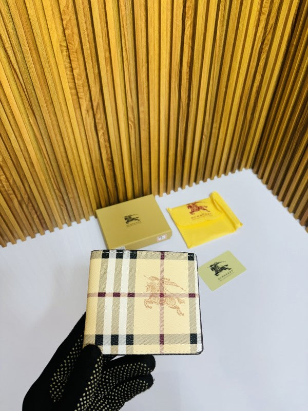 BURBERR Y PRINTED PREMIUM QUALITY WALLET