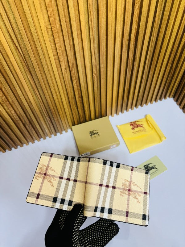 BURBERR Y PRINTED PREMIUM QUALITY WALLET