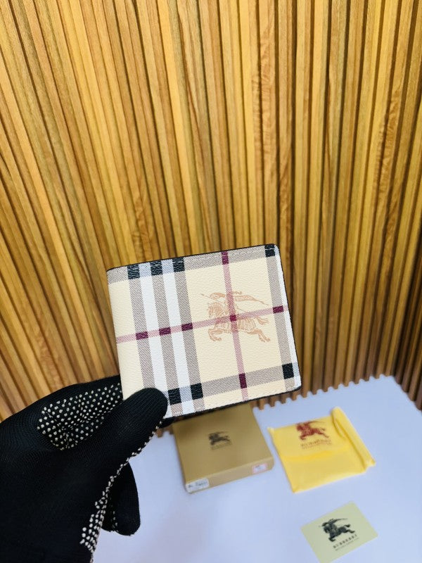 BURBERR Y PRINTED PREMIUM QUALITY WALLET