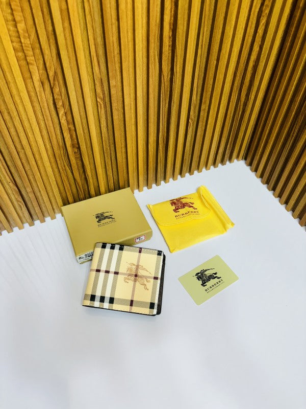 BURBERR Y PRINTED PREMIUM QUALITY WALLET