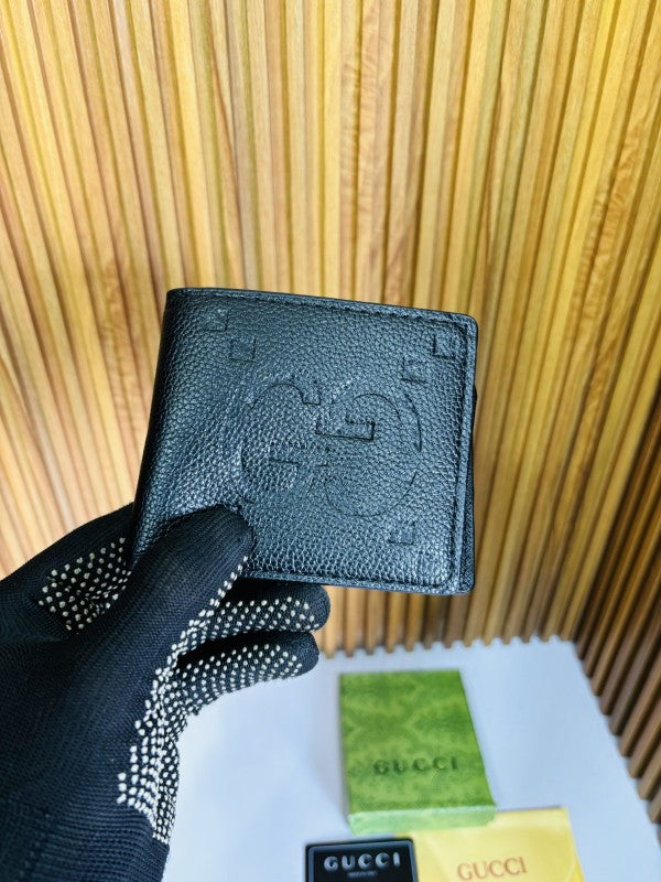 GUCC I FULL BLACK PRINTED PREMIUM QUALITY WALLET