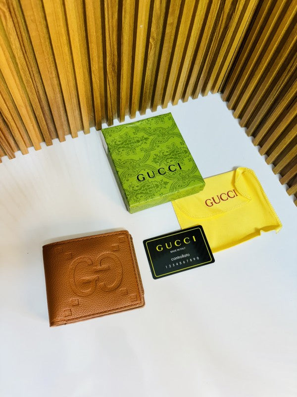 GUCC I BROWN PRINTED PREMIUM QUALITY WALLET