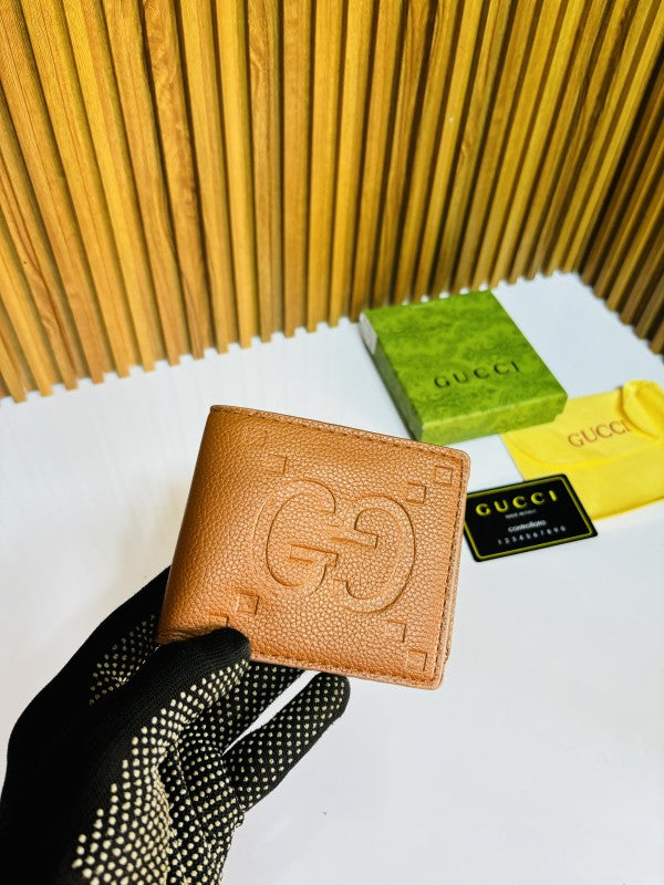 GUCC I BROWN PRINTED PREMIUM QUALITY WALLET
