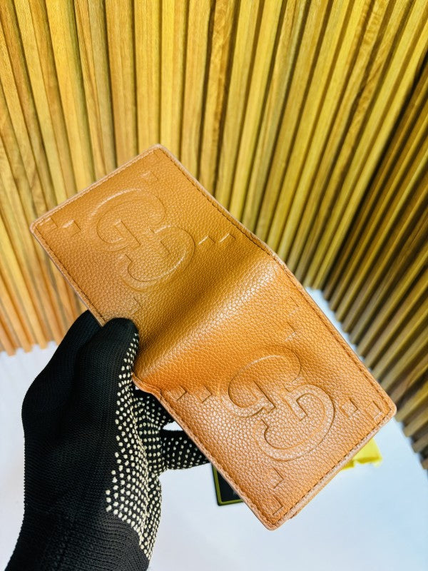 GUCC I BROWN PRINTED PREMIUM QUALITY WALLET