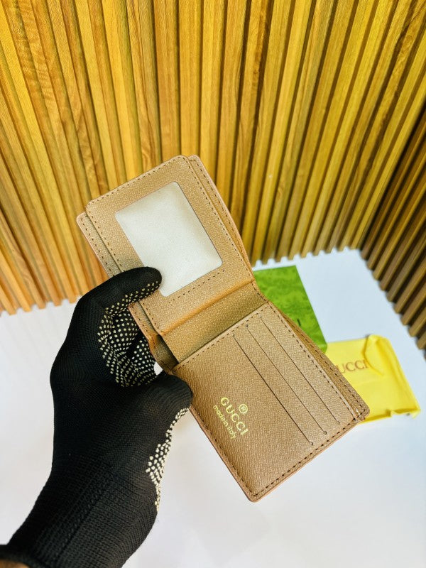 GUCC I BROWN PRINTED PREMIUM QUALITY WALLET