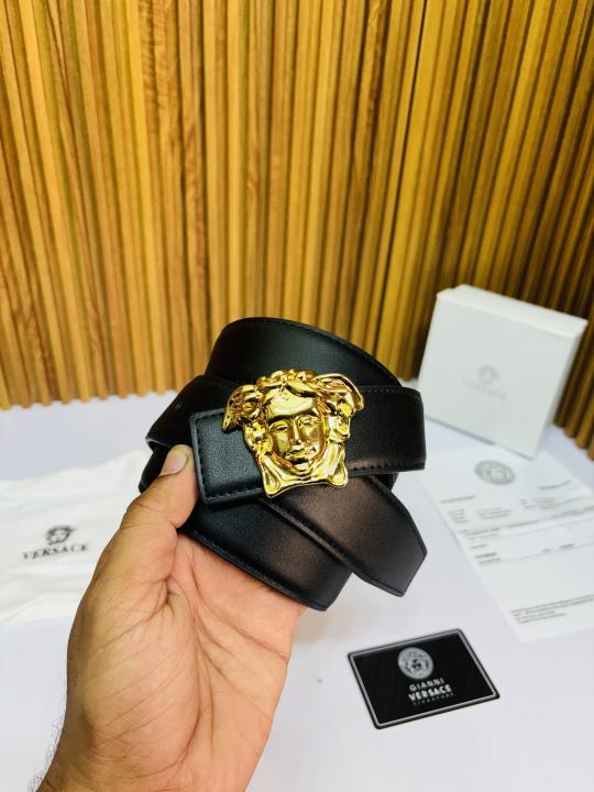 VERSACE GOLDEN BLACK PREMIUM QUALITY BELT