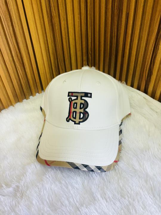 BURBERR_Y WHITE PREMIUM QUALITY CAP