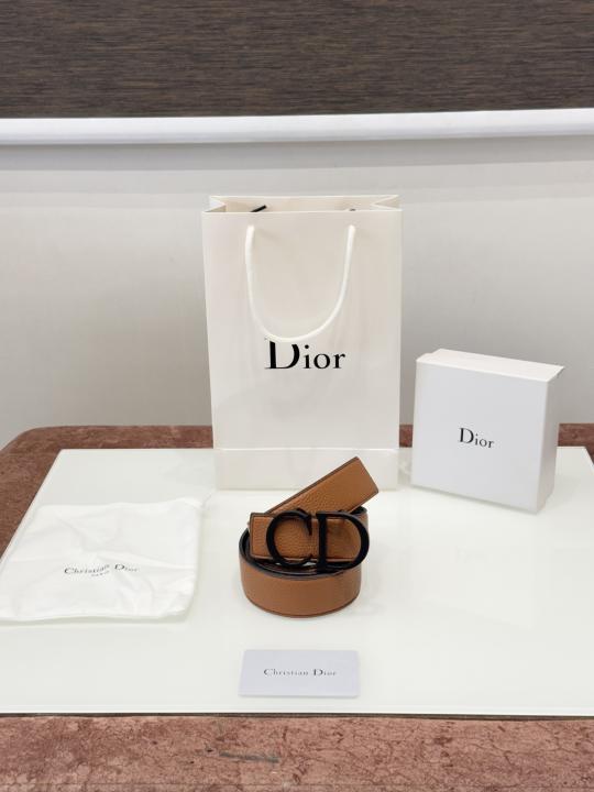 Christian_Dior_Black_Brown_Belt