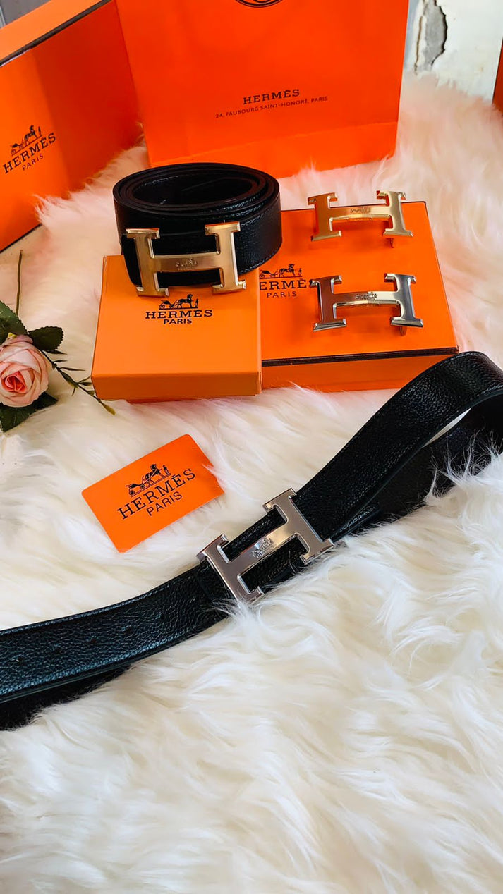 HERMEES 2 PCS PREMIUM QUALITY BELT COMBO