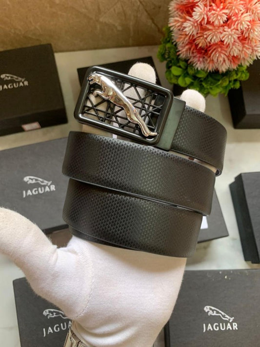 JAGUAR BLACK N SILVER LEATHER QUALITY