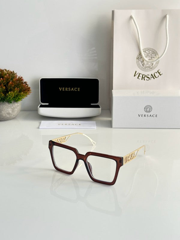 Versacee Gold Brown Sunglasses