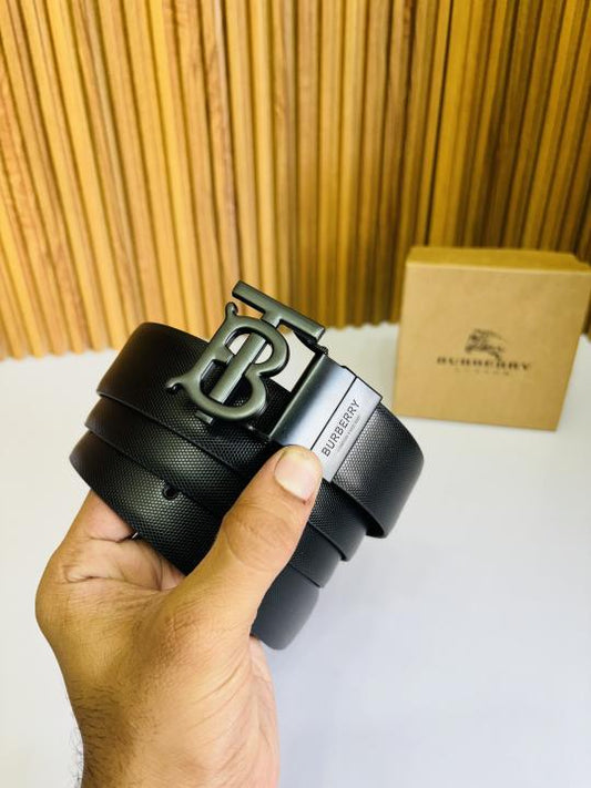 BT BURBERR_Y MATTE BLACK PREMIUM QUALITY BELT