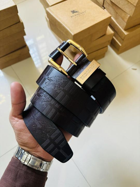 BURBERR_Y BROWN PREMIUM QUALITY BELT