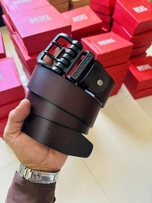 DIESE_L BROWN PREMIUM QUALITY BELT
