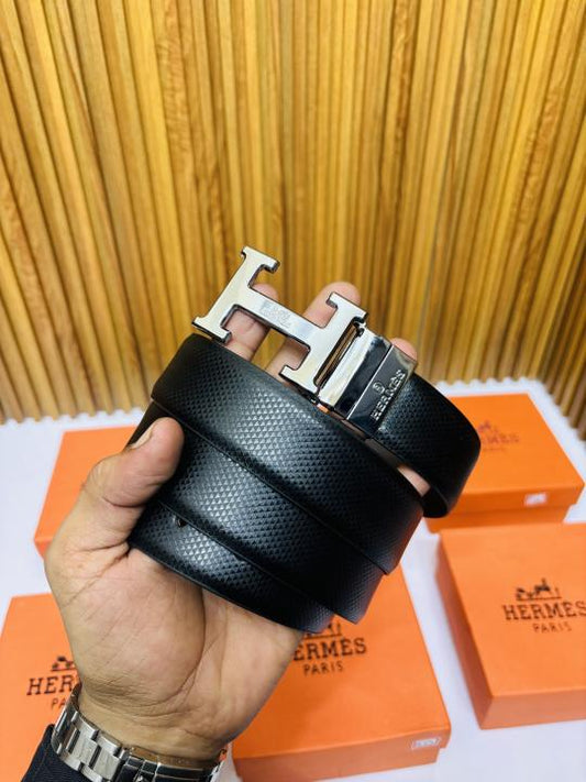HERMES SILVER PREMIUM QUALITY REVERSIBLE BELT