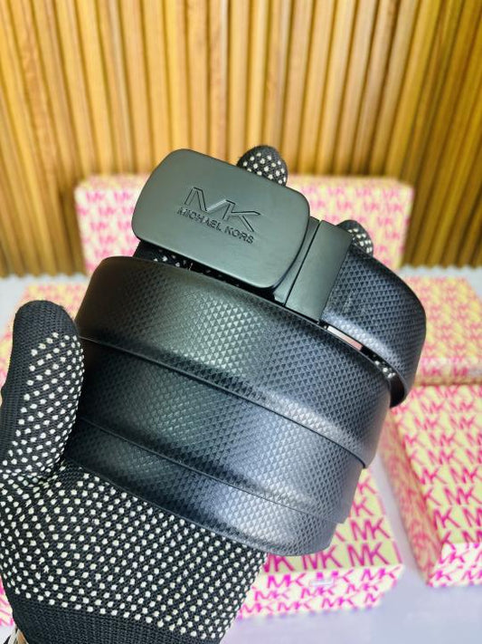 MICHAEL KOR_S FULL BLACK PREMIUM QUALITY REVERSIBLE BELT