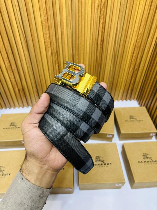 BURBERR_Y PREMIUM QUALITY AUTOMATIC LOCK BELT