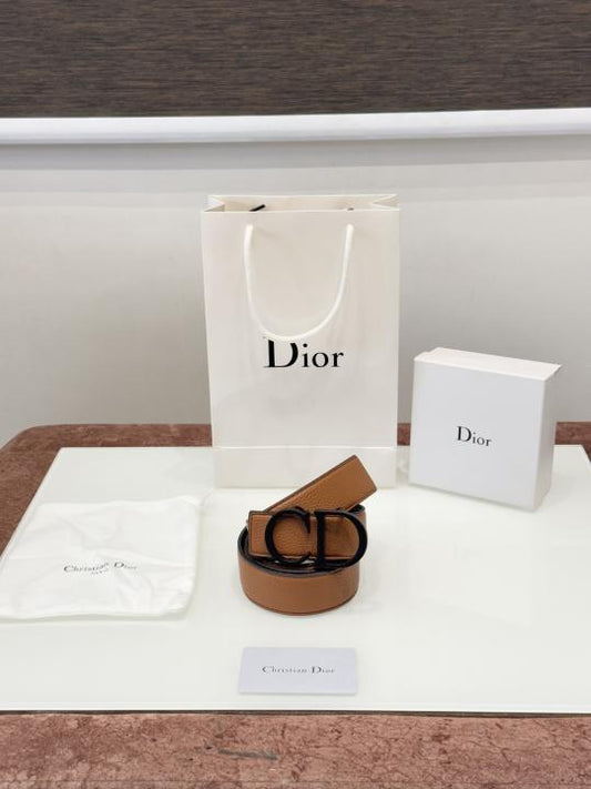 Christian_Dior_Black_Brown_Belt